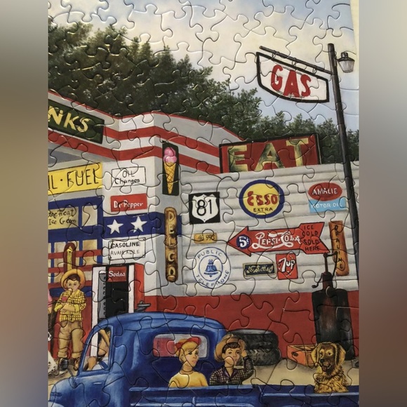 Bits and Pieces 300 Piece Puzzle Franks Friendly Service 18" x 24" Complete - Picture 7 of 7